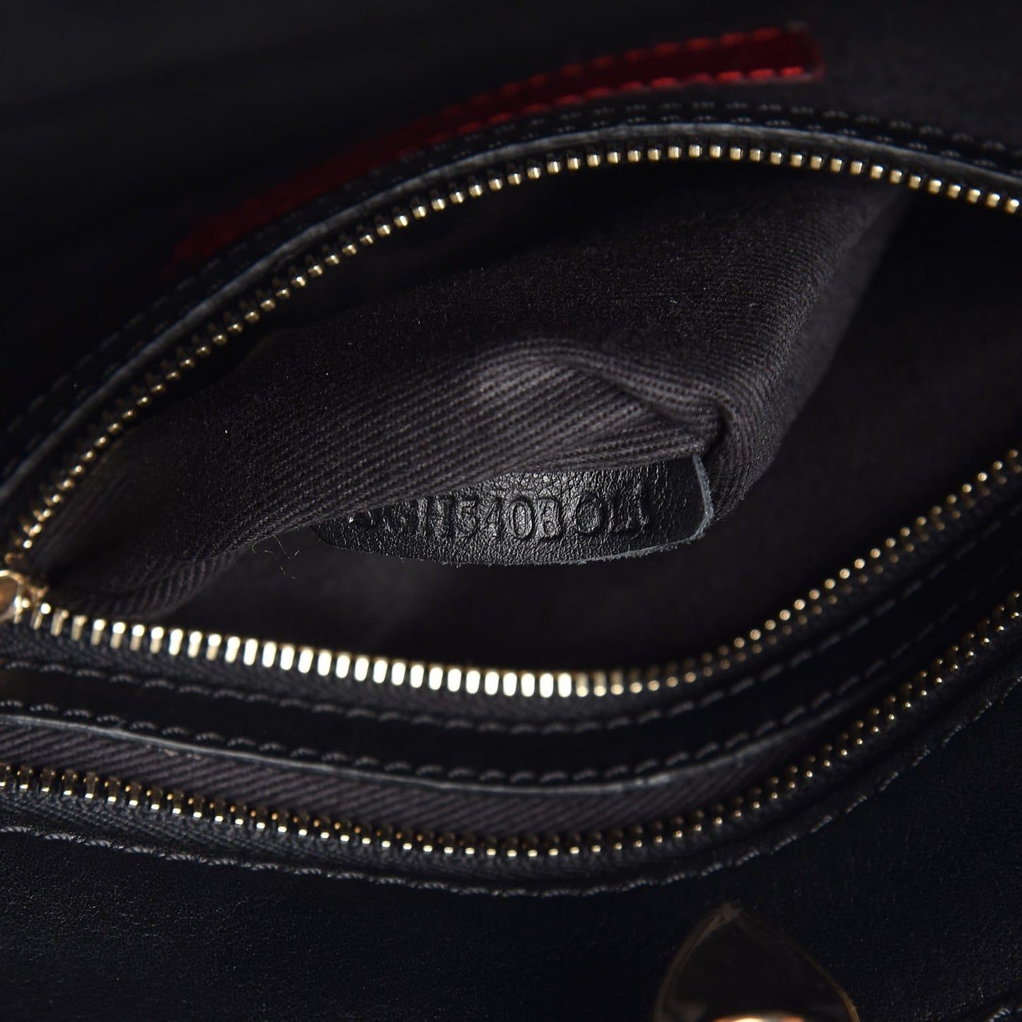 Vitello Small Rockstud Double Handle Tote Black