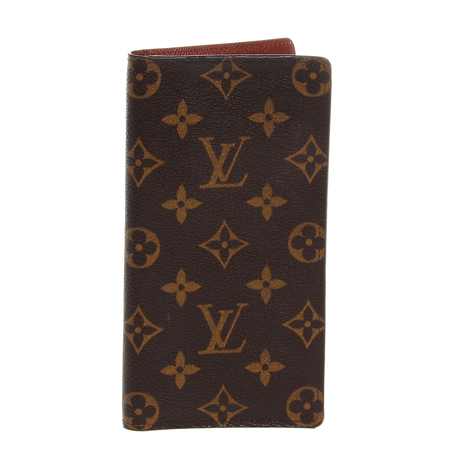 Louis Vuitton Monogram Porte Valeurs Checkbook Wallet 1 of 7