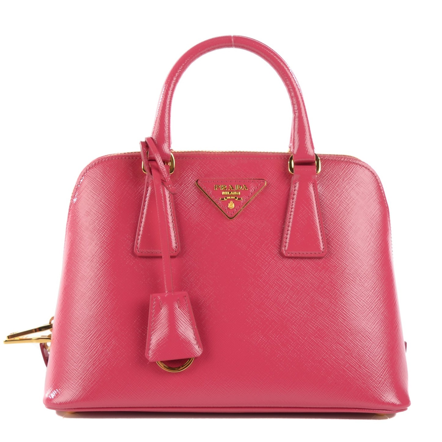 Saffiano Vernice Mini Promenade Tote Peonia