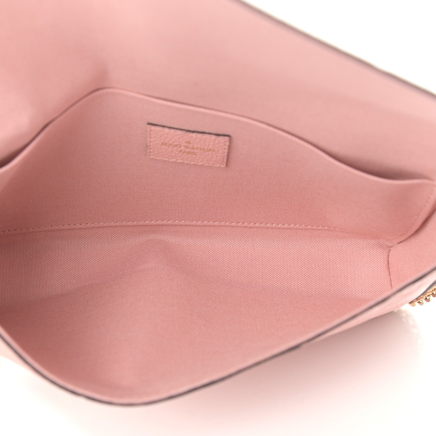 Louis Vuitton Empreinte Pochette Felicie Chain Wallet Rose Poudre 6 of 14