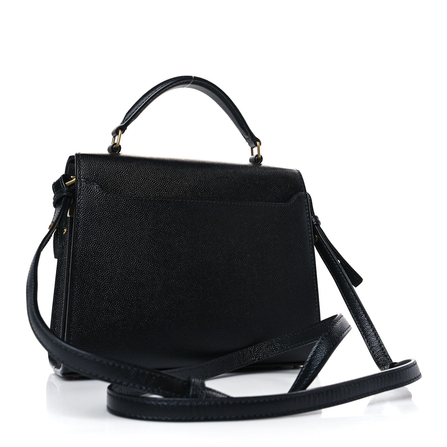 Grain de Poudre Mini Classic Monogram Cassandra Top Handle Black