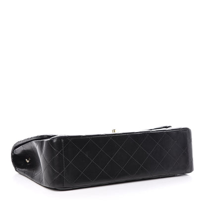 Chanel Lambskin Quilted Maxi Single Flap Black 5 of 14