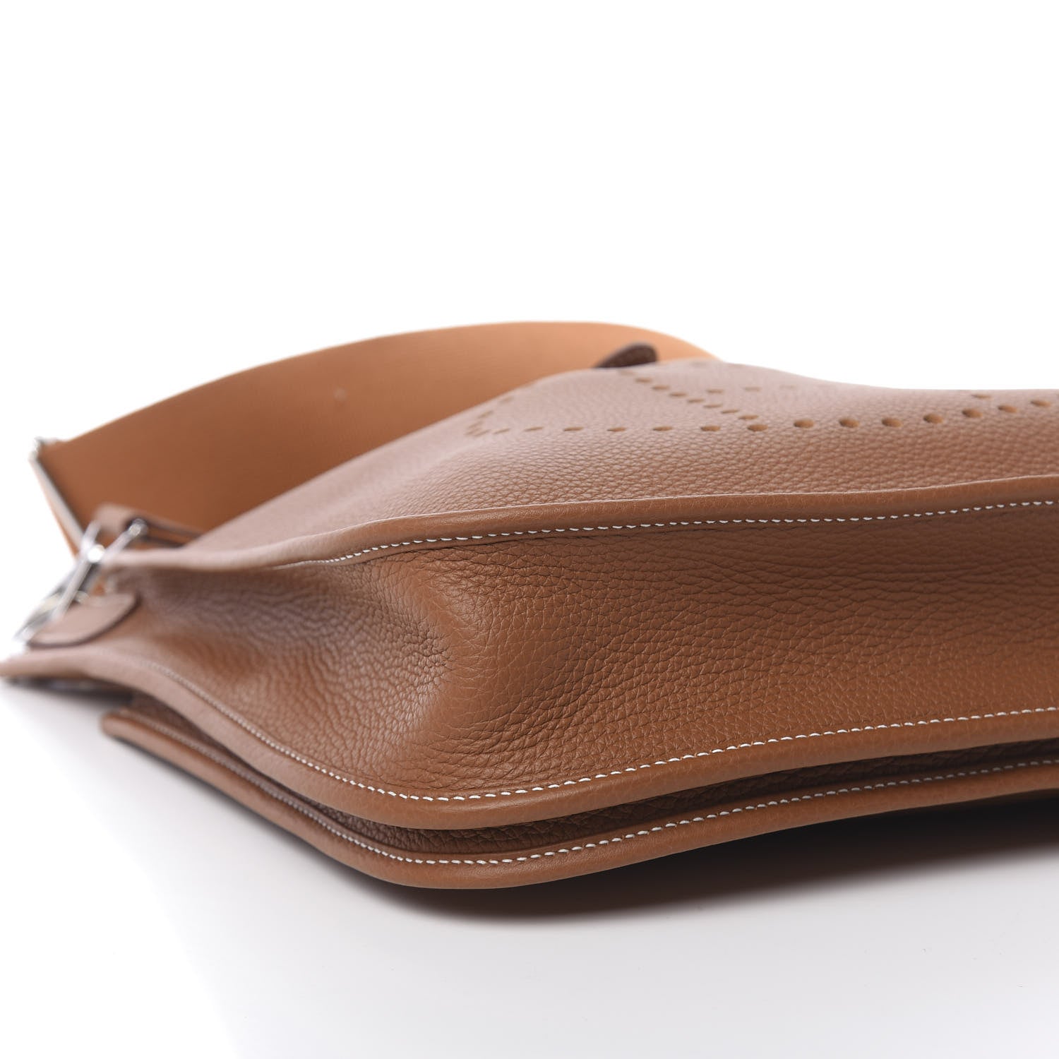 Hermes Taurillon Clemence Evelyne III PM Gold 9 of 11