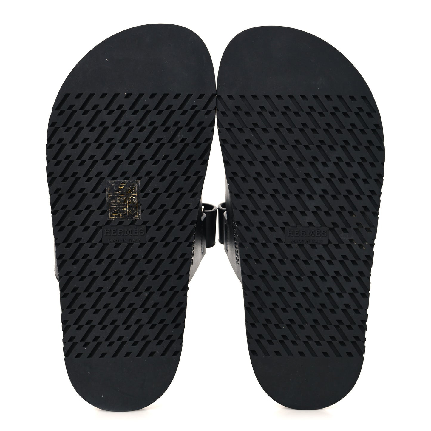 Calfskin Womens Chypre Sandals 36.5 Black