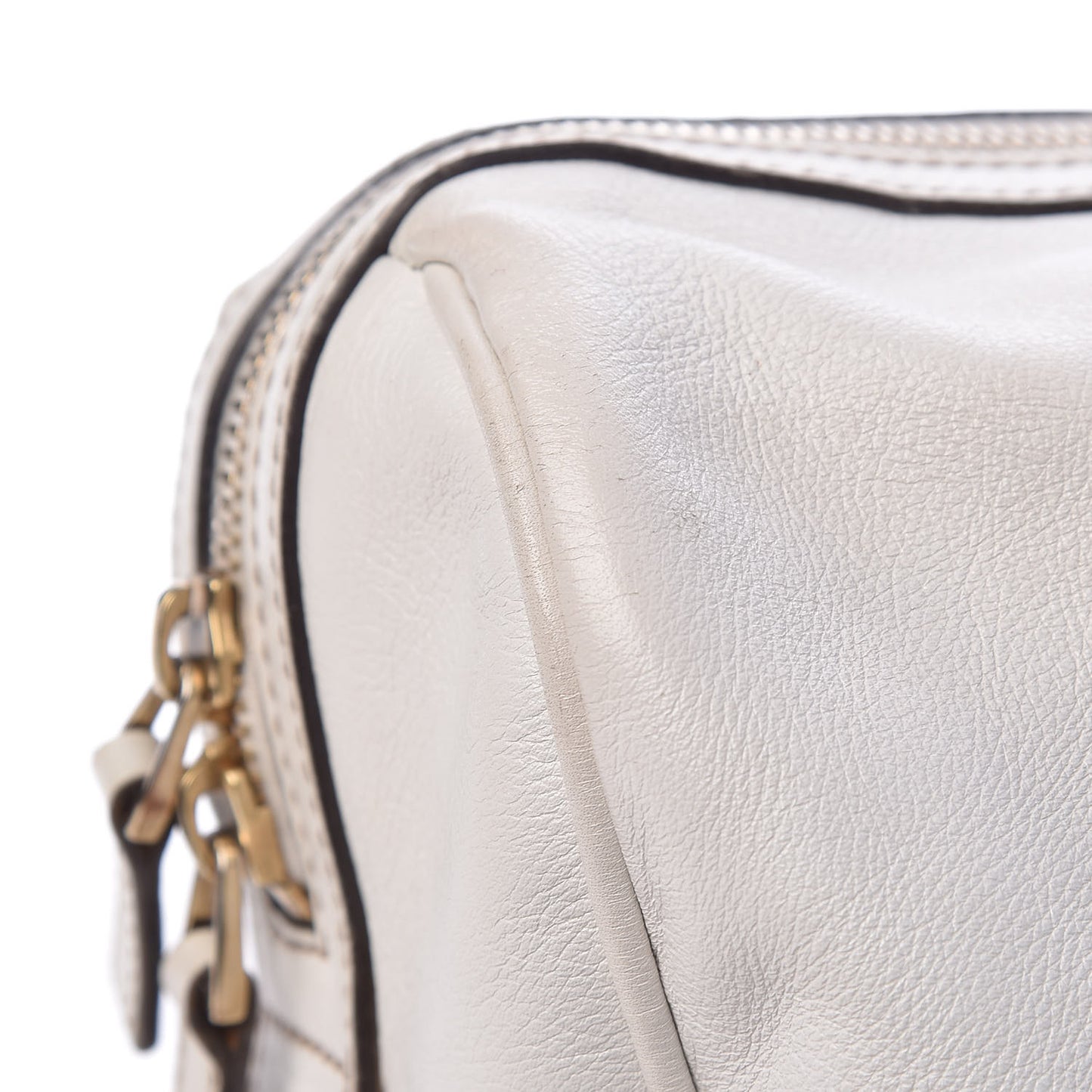 Calfskin Medium Britt Boston White