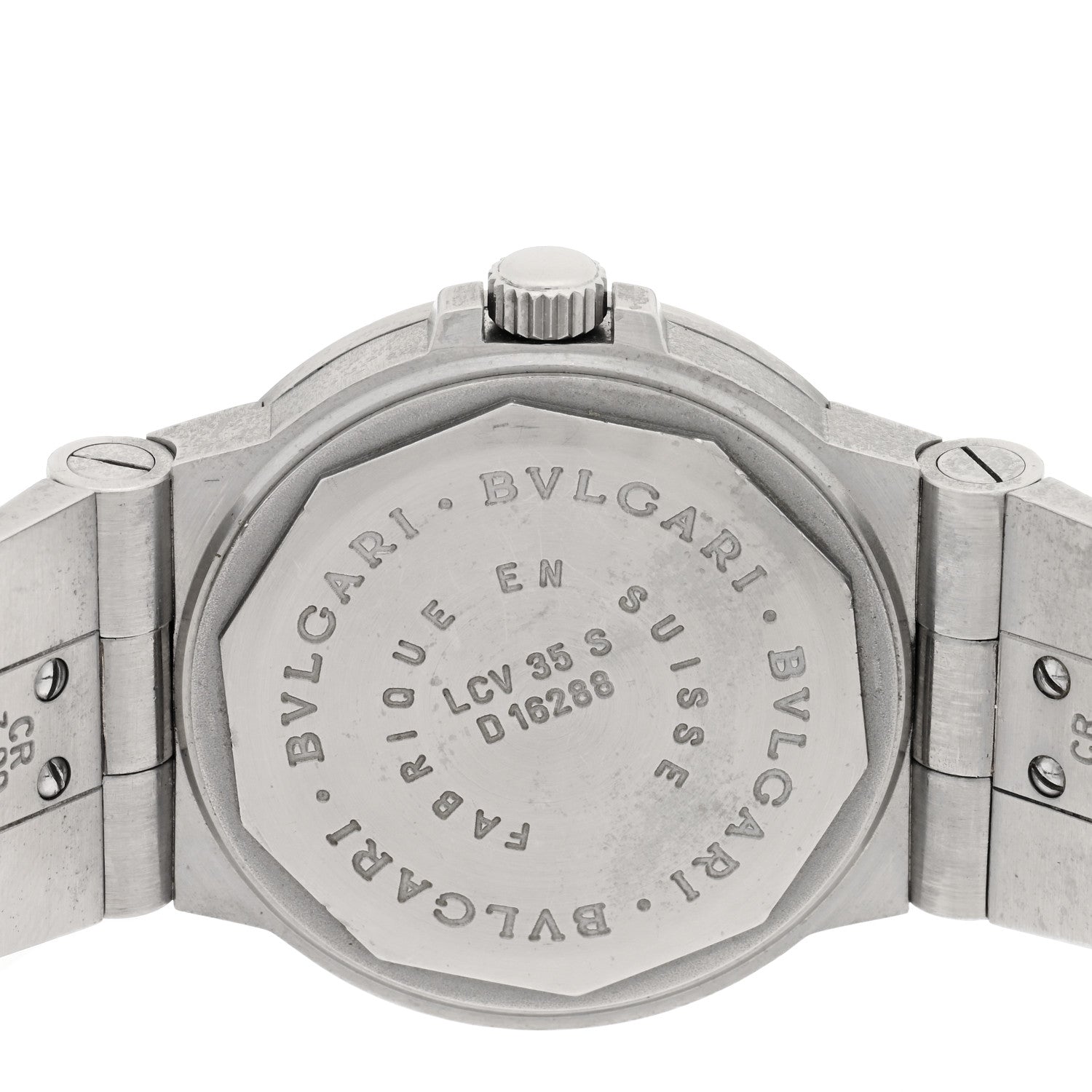 Bulgari Stainless Steel 35mm Diagono Automatic Watch 4 of 4