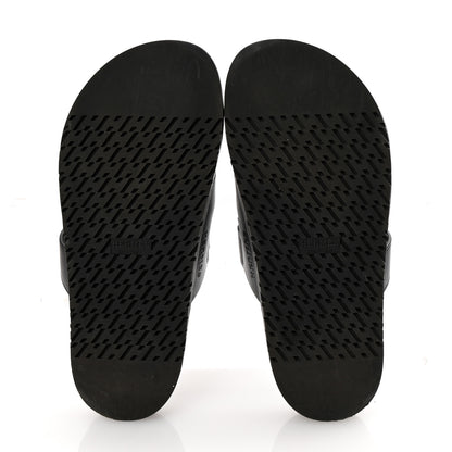 Hermes Calfskin Womens Chypre Sandals 38 Black 6 of 11