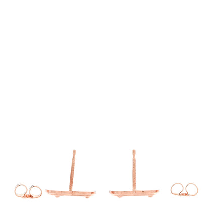 Tiffany 18K Rose Gold Return To Tiffany Love Heart Earrings 3 of 6