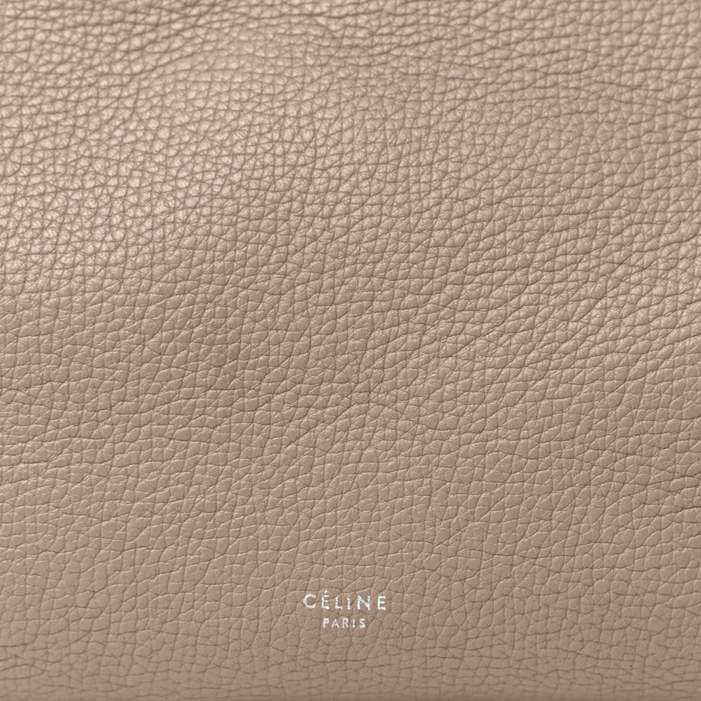 Supple Grained Calfskin Medium Big Bag Light Taupe