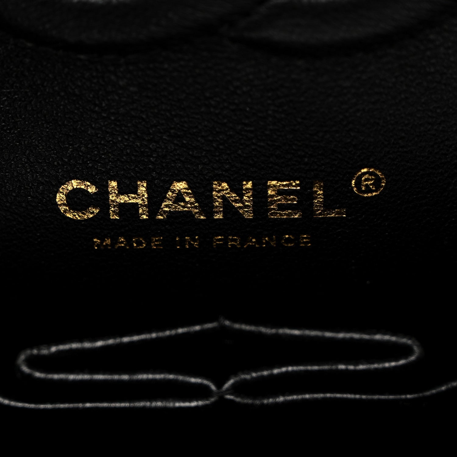 Chanel Matte Caviar Chevron Quilted Medium Double Flap Black 6 of 10