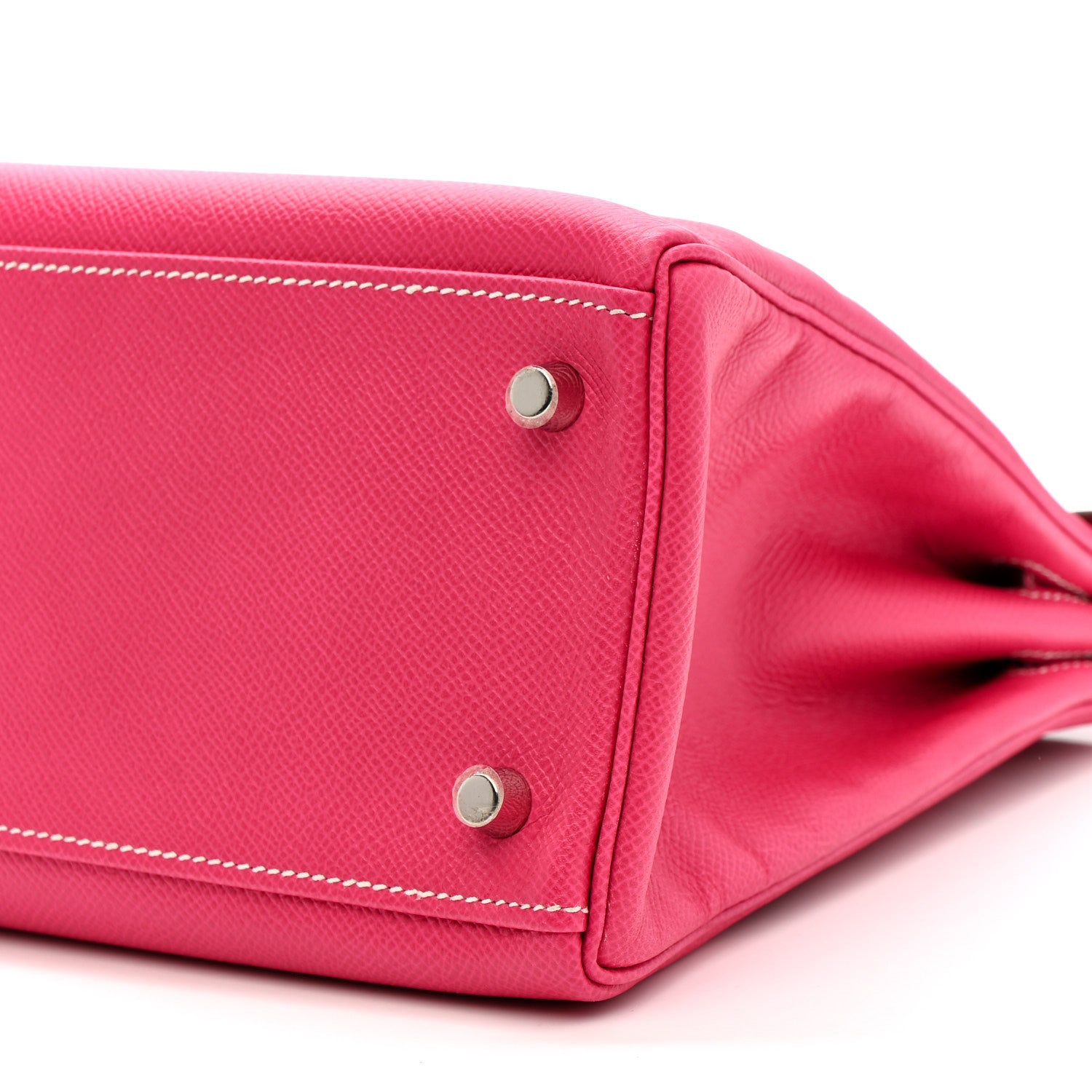 Hermes Epsom Candy Kelly Retourne 32 Rose Tyrien Rubis 10 of 11