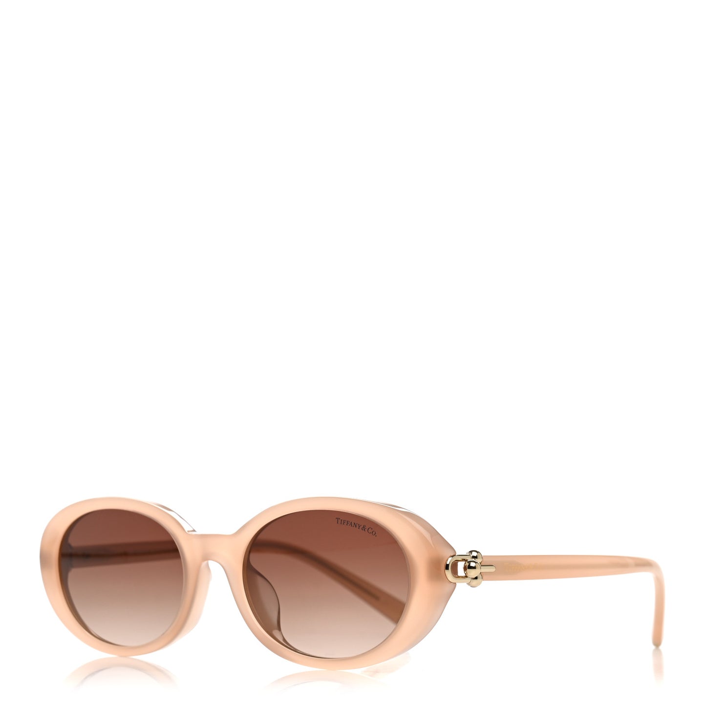 Acetate HardWear Oval Sunglasses TF4242D Opal Nude Pink