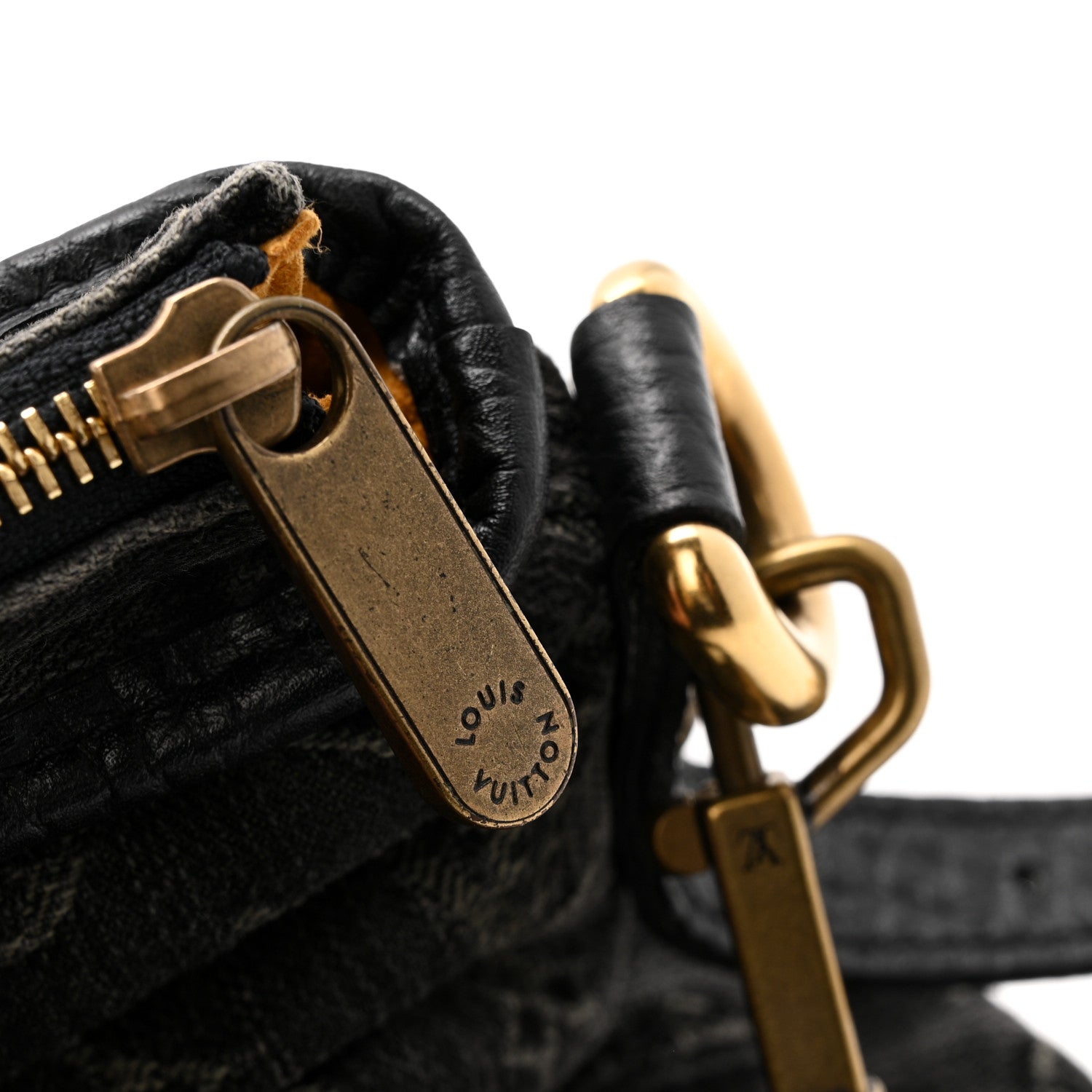 Louis Vuitton Denim Neo Cabby MM Black 12 of 14