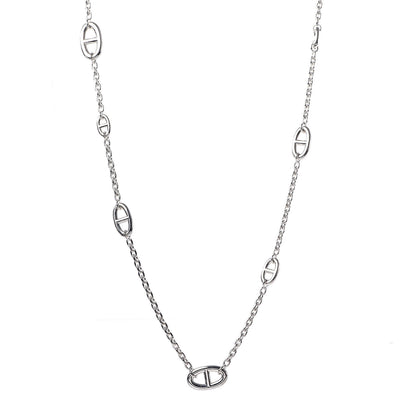 Hermes Sterling Silver Farandole Necklace 80 1 of 6