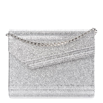 Jimmy Choo Acrylic Glitter Candy Clutch Champagne 1 of 8
