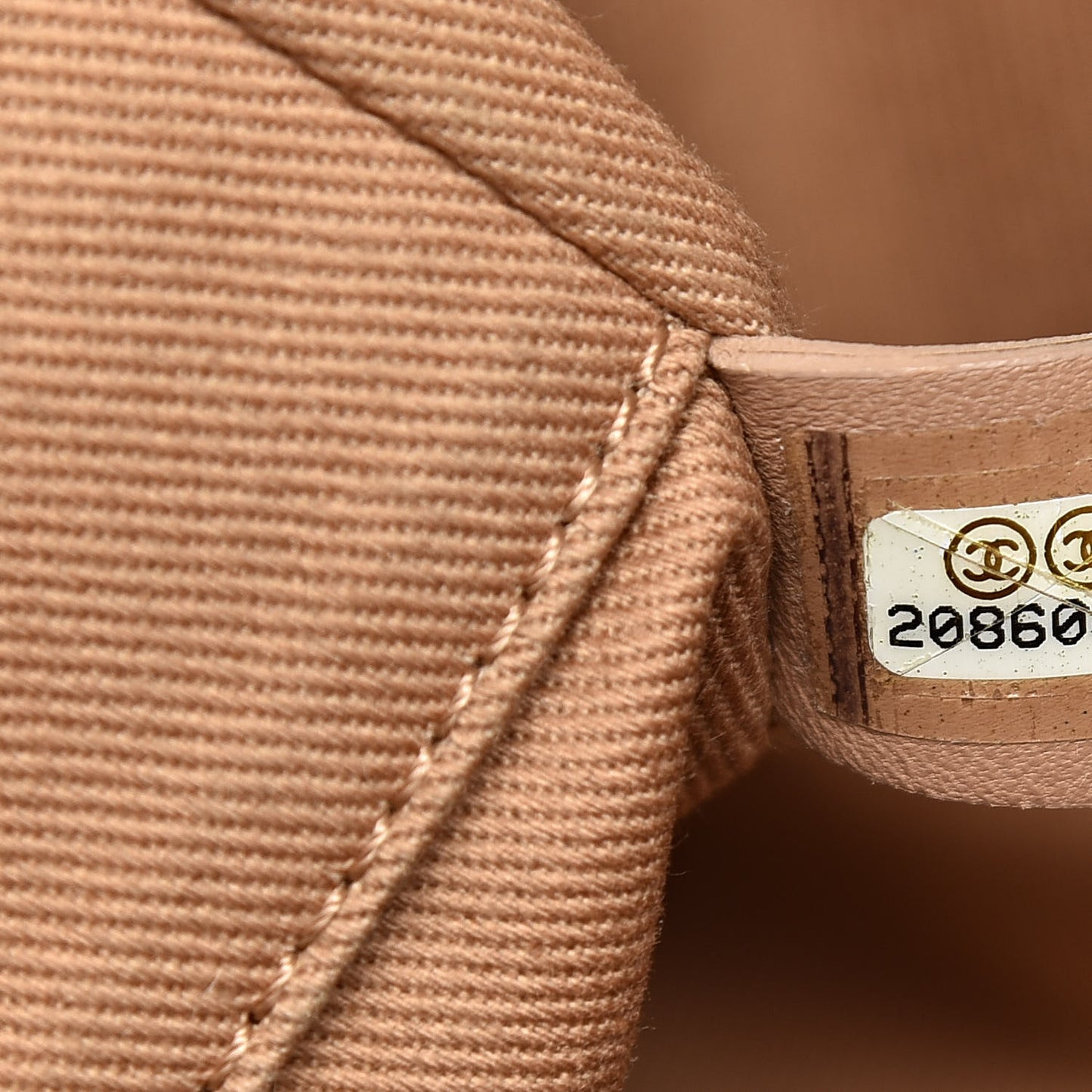 Canvas Small Deauville Tote Beige