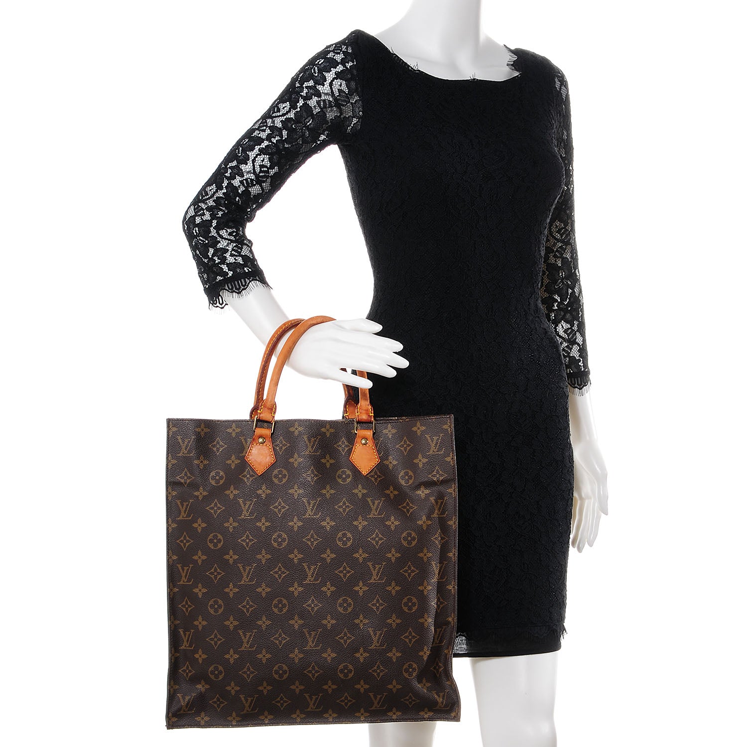 Louis Vuitton Monogram Sac Plat 2 of 8