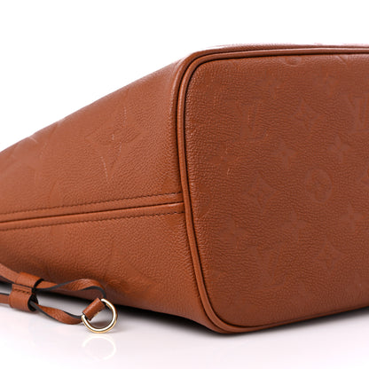 Louis Vuitton Empreinte Monogram Giant Neverfull MM Cognac 7 of 9