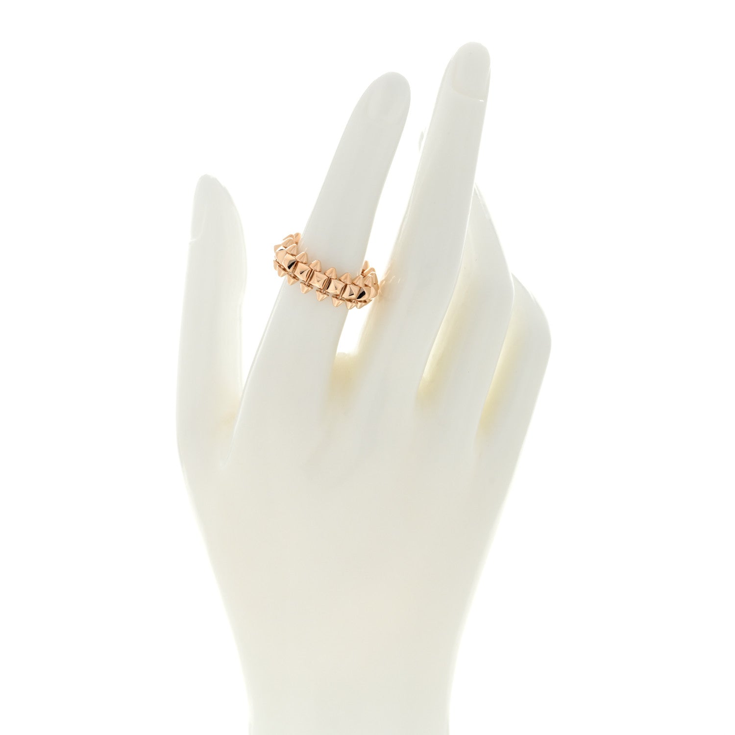Cartier 18K Pink Gold MM Clash De Cartier Ring 52 6 2 of 5