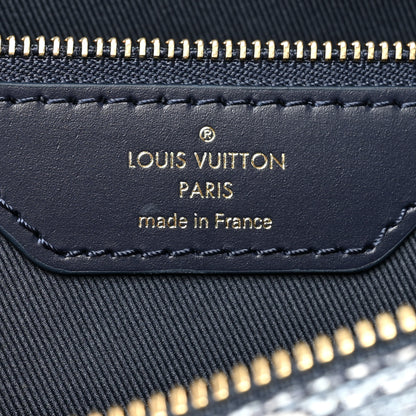 Louis Vuitton Monoglam Keepall 45 Blue 6 of 13