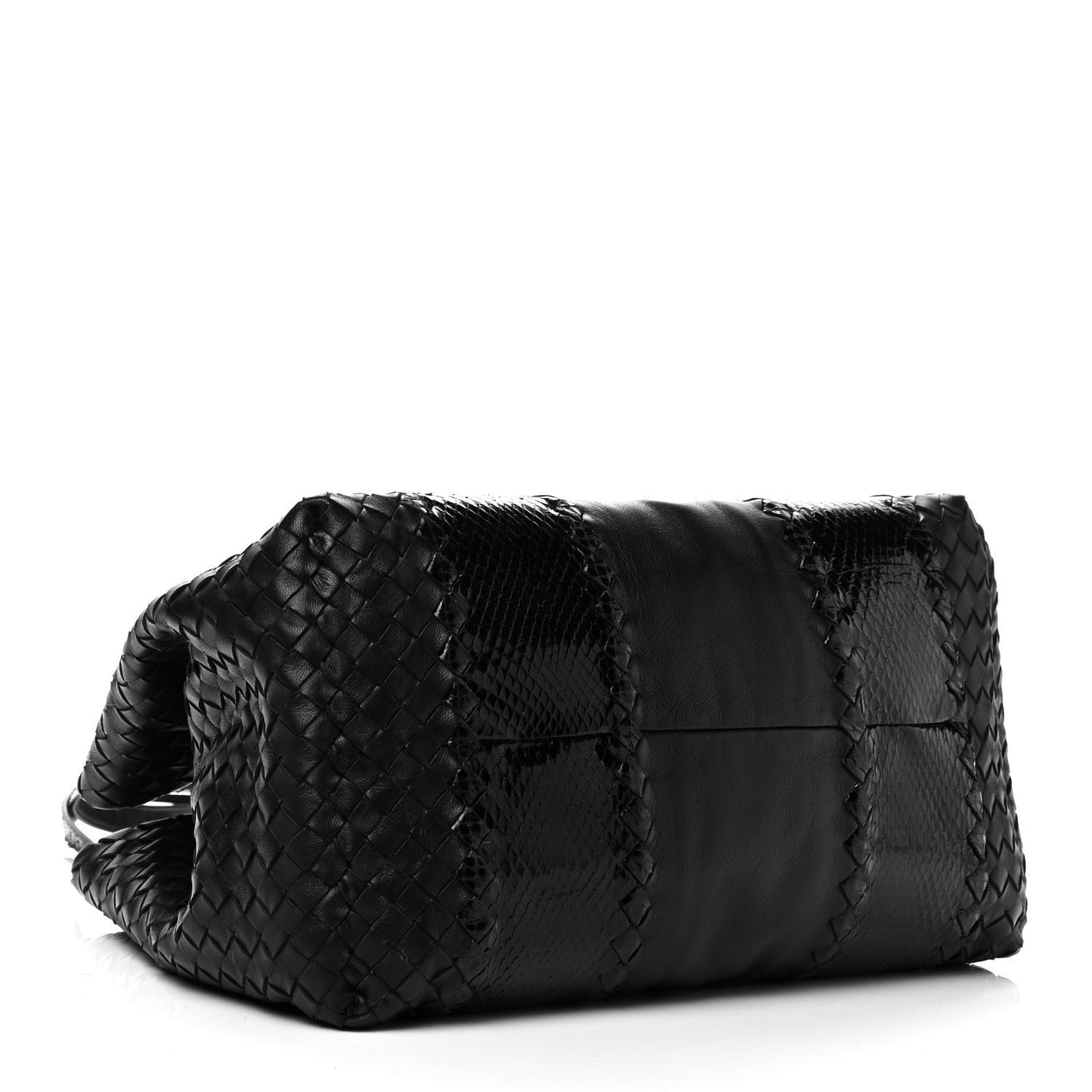 Nappa Intrecciato Ayers Medium Tote Black