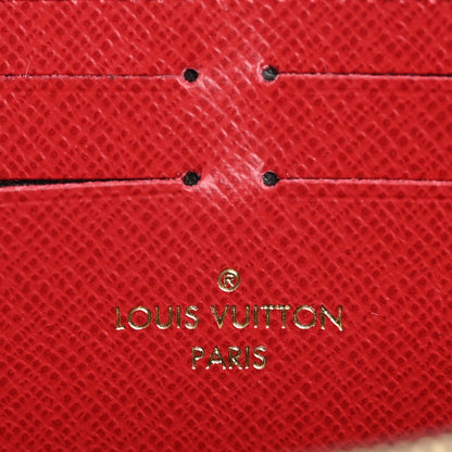 Louis Vuitton Damier Ebene Clemence Wallet Cherry 6 of 8