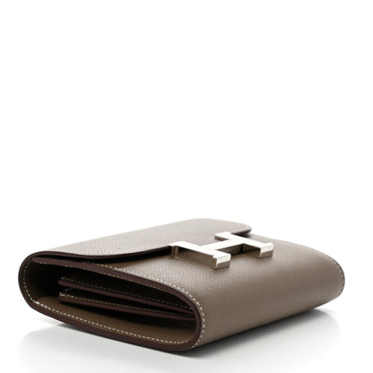 Hermes Epsom Constance Compact Passant Wallet Etoupe 4 of 7