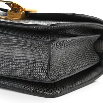Celine Lizard Small Classic Box Flap Bag Dark Taupe 9 of 9