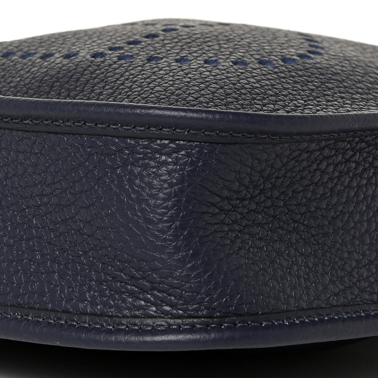 Taurillon Clemence Amazone Sangle Cavale Evelyne TPM Bleu Nuit Bleu Encre Cuivre