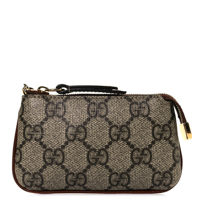 Gucci GG Supreme Monogram Key Case Brown 1 of 10