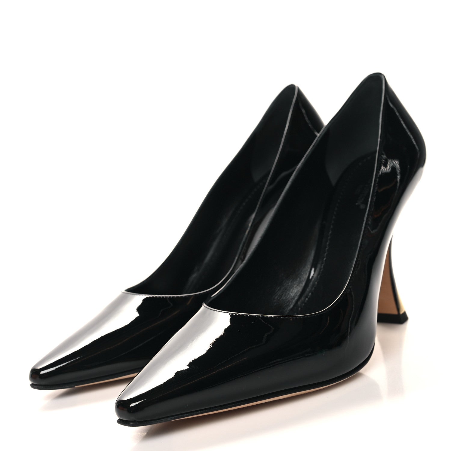 Louis Vuitton Patent Sparkle Pumps 38 Black 37.5 Black 3 of 9