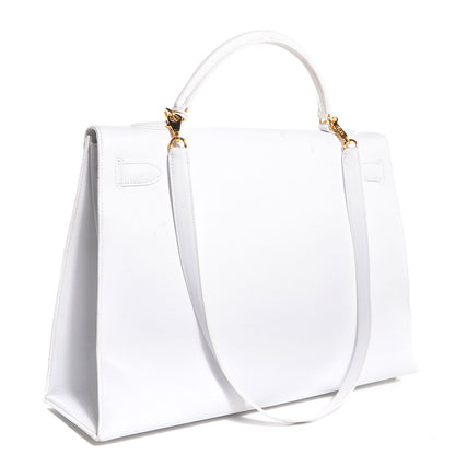 Hermes Epsom Kelly Sellier 40 White 13 of 25