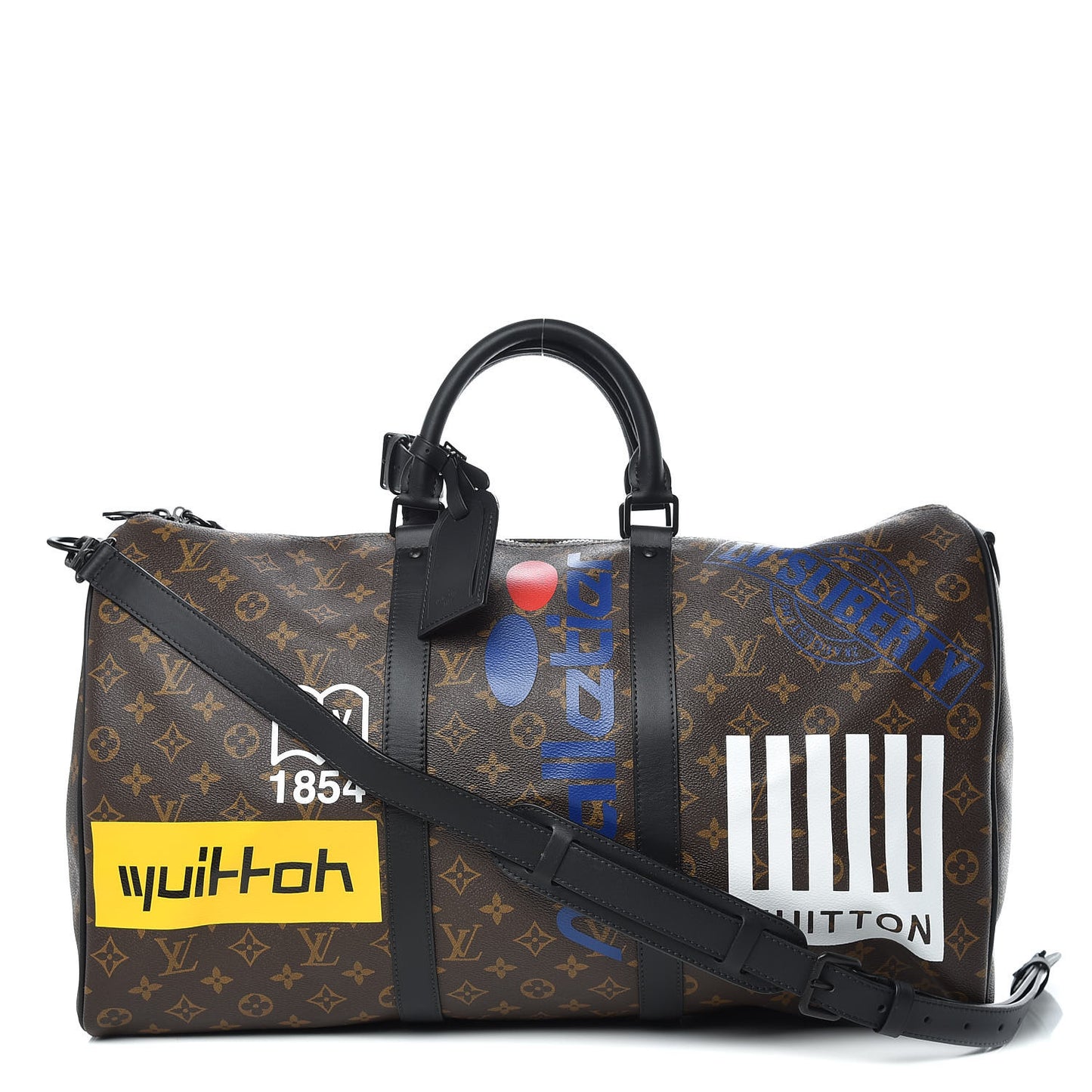 Monogram Logo Keepall Bandouliere 50 Marron
