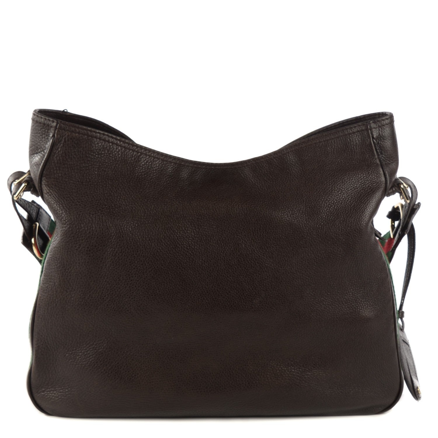 Gucci Pebbled Calfskin Medium Heritage Shoulder Bag 1 of 9