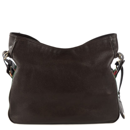 Gucci Pebbled Calfskin Medium Heritage Shoulder Bag 1 of 9