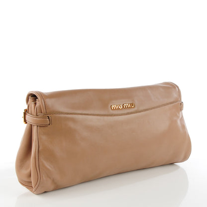 Miu Miu Nappa Twist Clutch Cammeo 3 of 8