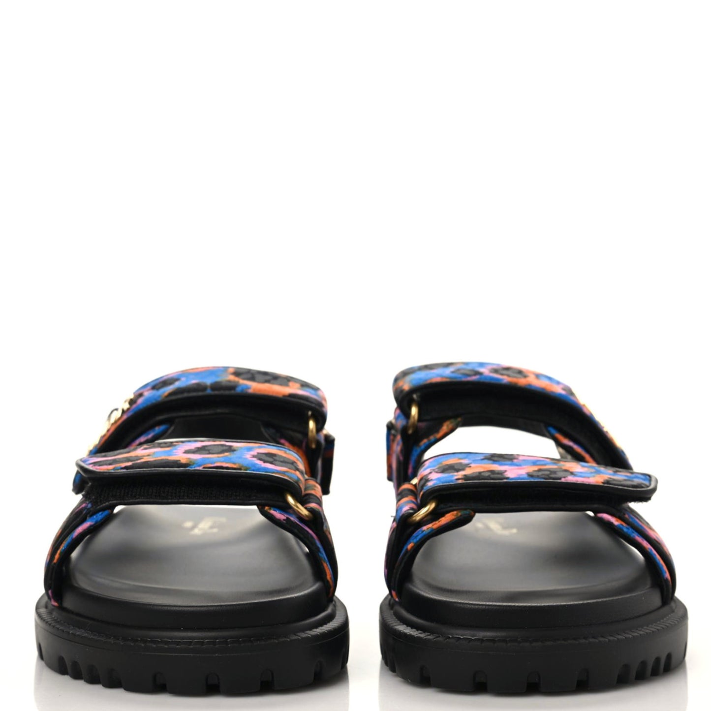 Technical Fabric Mizza Print DiorAct Sandals 36.5 Multicolor