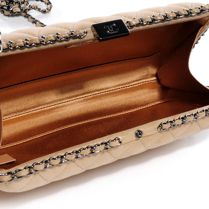 Chanel Iridescent Lambskin Small Chain Around Clutch Light Gold 5 of 7