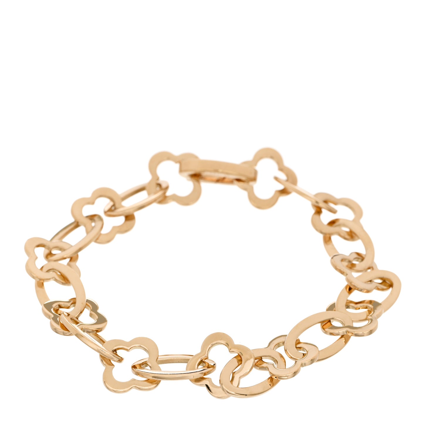 18K Yellow Gold Byzantine Alhambra Link Bracelet