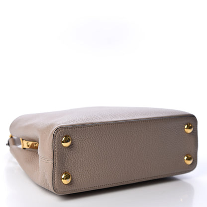 Louis Vuitton Taurillon Capucines BB Galet 5 of 14