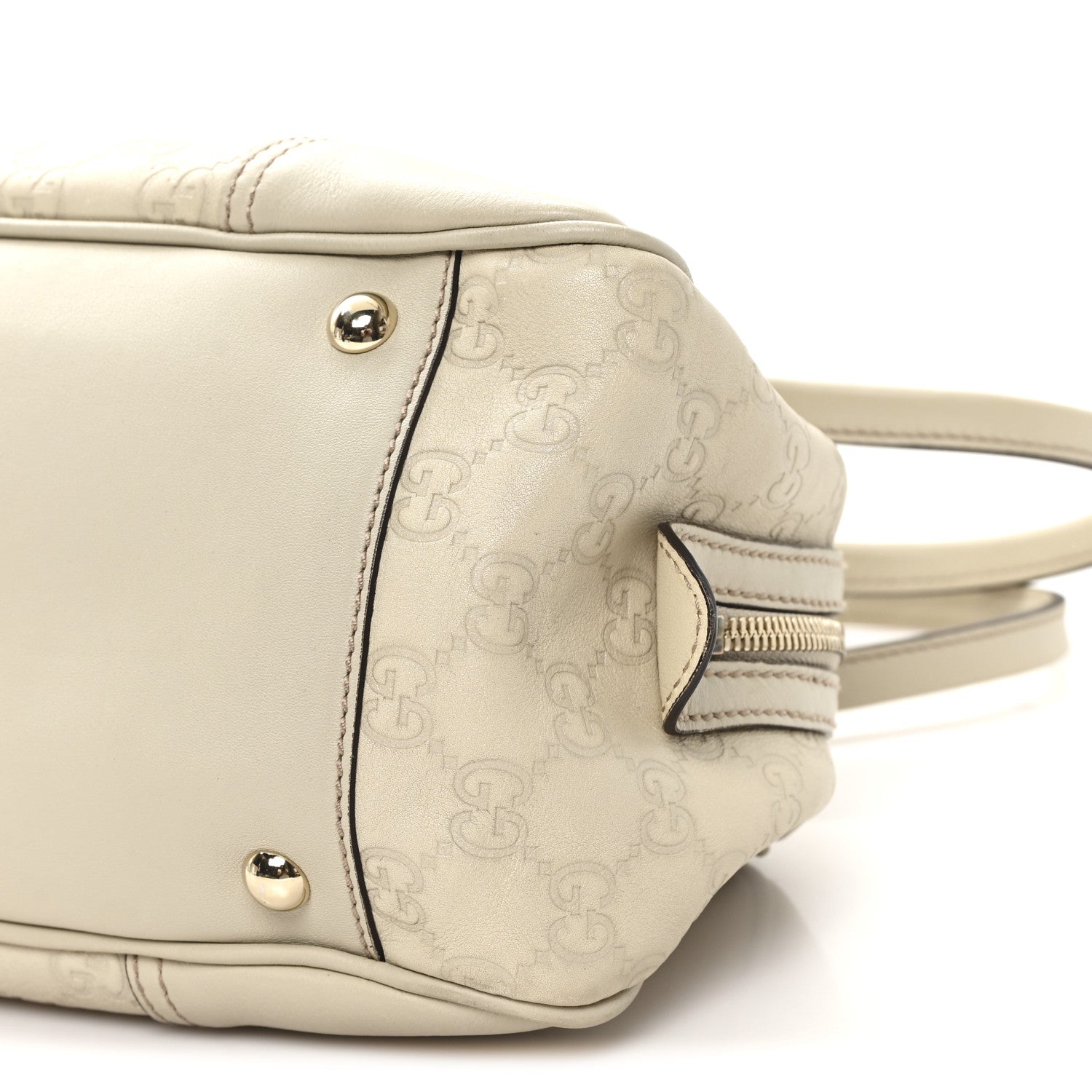 Gucci Guccissima Small Princy Satchel Off White 10 of 10