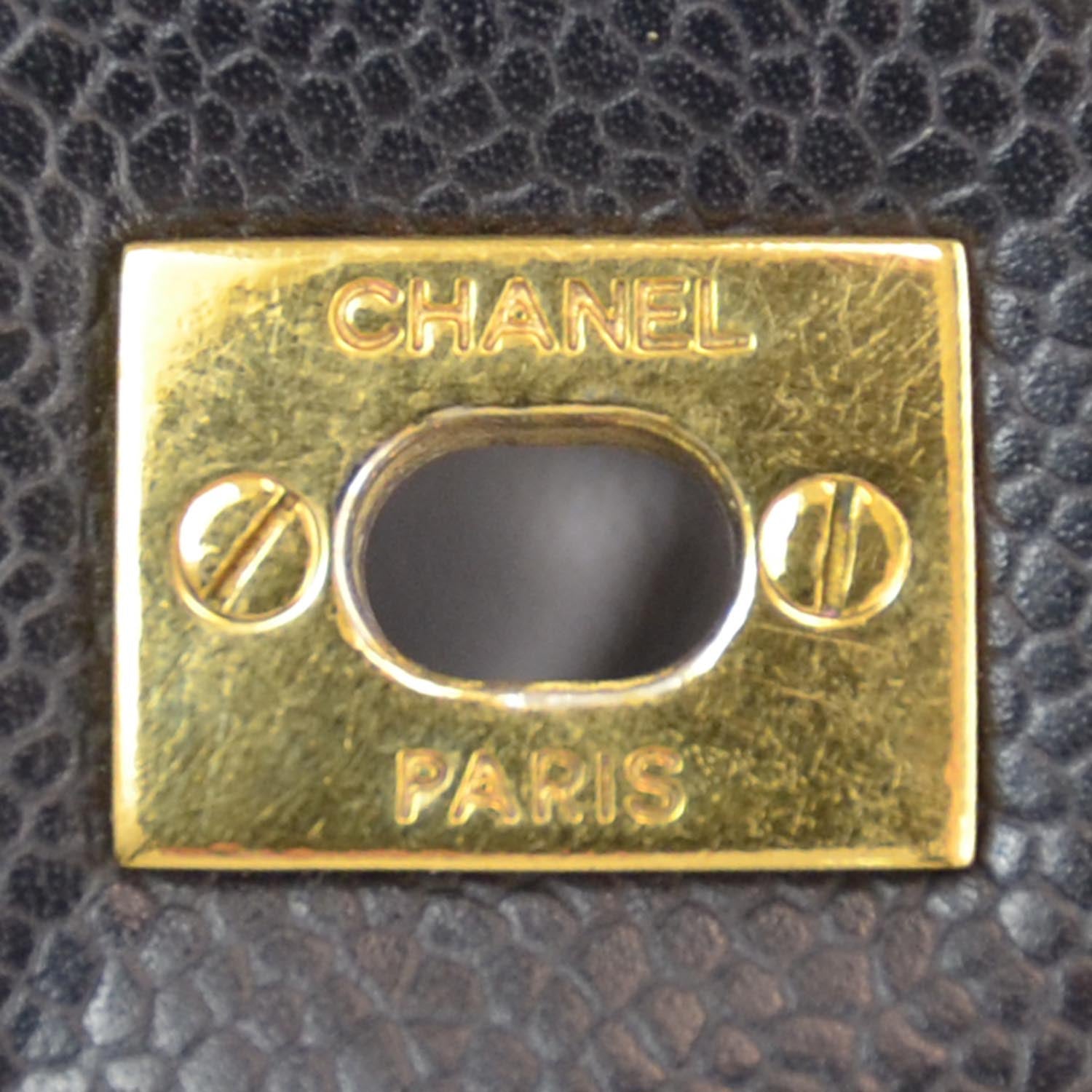 Chanel Caviar Jumbo Single Flap Black GHW 10 of 10