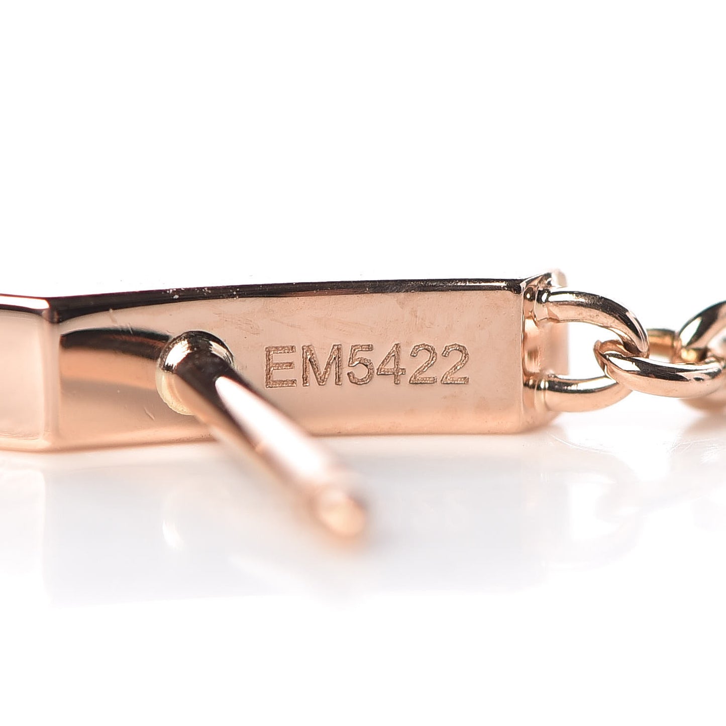 18K Pink Gold Mon Amour Heart Drop Earrings