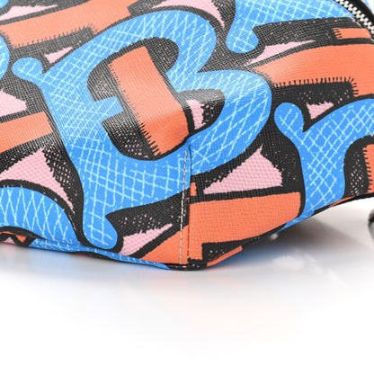 Burberry E-Canvas Logo Sonny Bum Bag Bright Cobalt 8 of 8