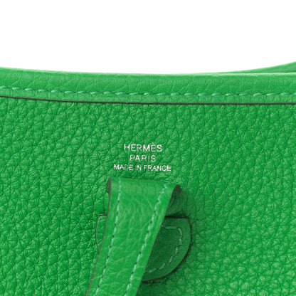 Hermes Taurillon Clemence Allegro Evelyne TPM Bamboo 6 of 9
