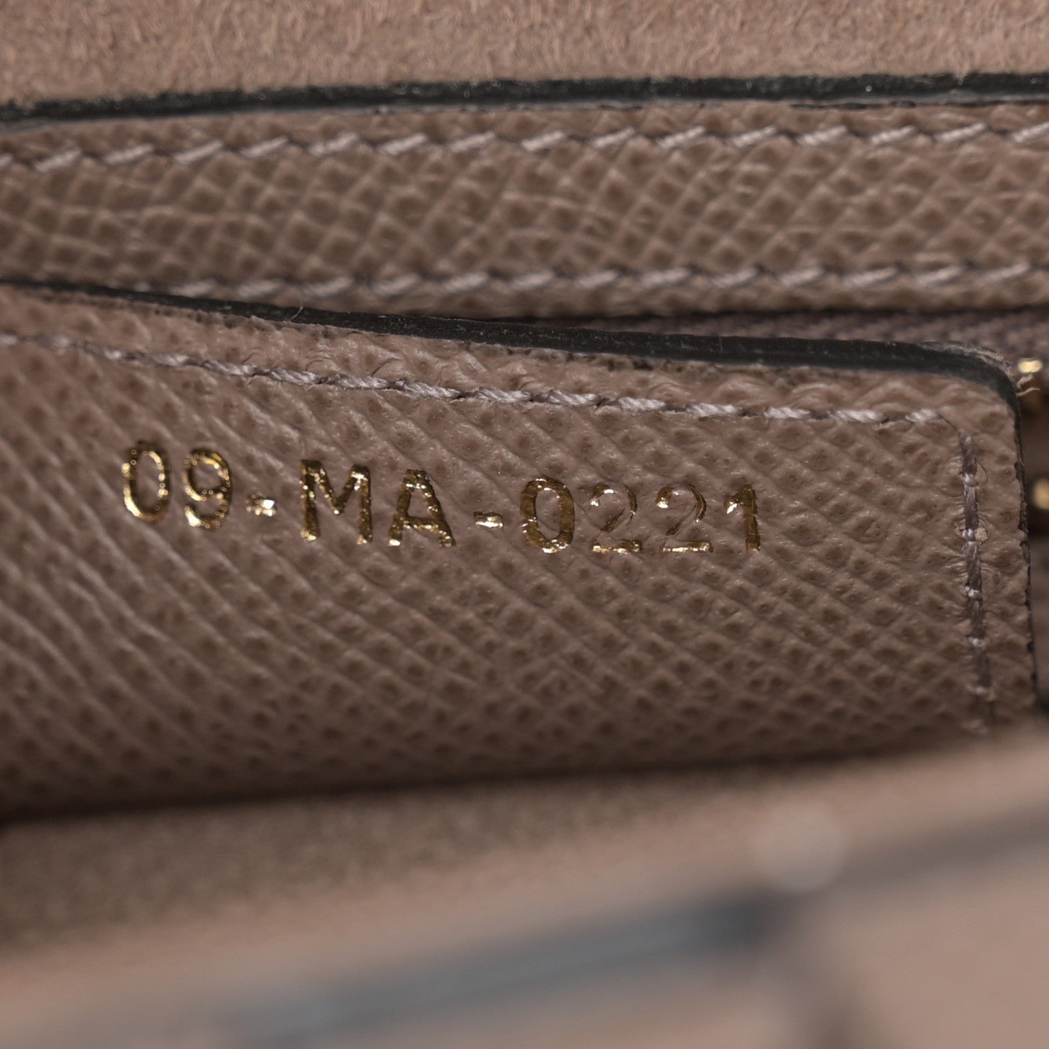 Christian Dior Grained Calfskin Saddle Bag Warm Taupe 8 of 14