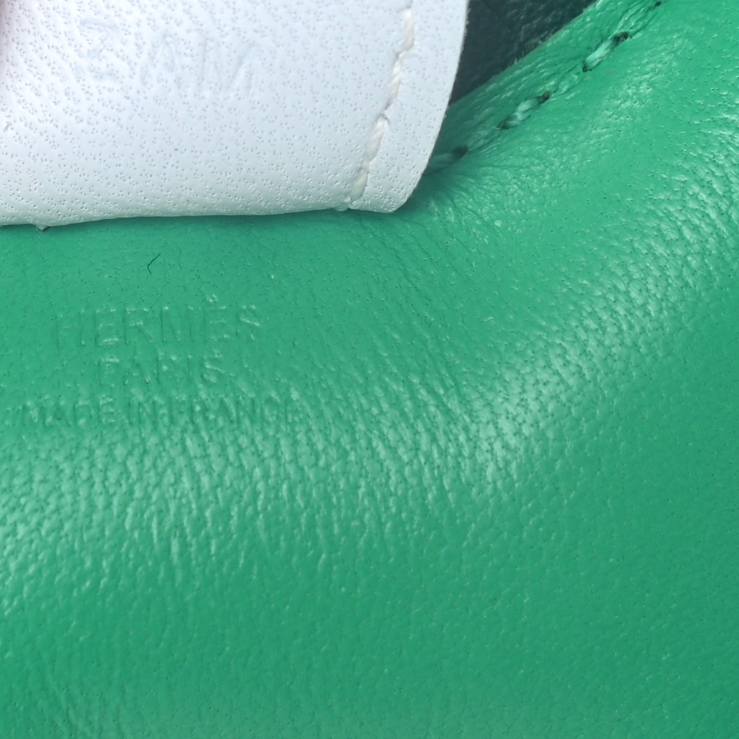 Milo Lambskin Grigri Rodeo Horse Bag Charm PM Menthe Malachite Brume