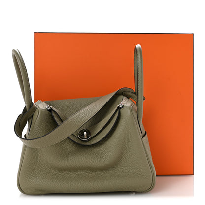 Hermes Taurillon Clemence Lindy 26 Sauge 13 of 13