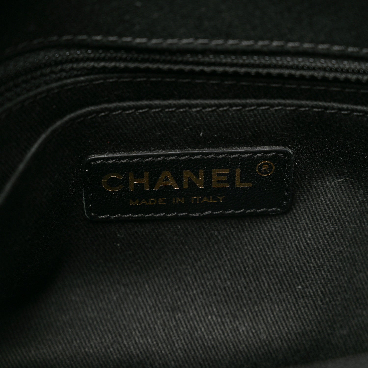Chanel Caviar Quilted Coco Pleats Clutch Black 6 of 8