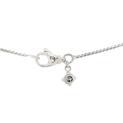 David Yurman Sterling Silver Black Diamond Pave Ball Station Necklace 4 of 4